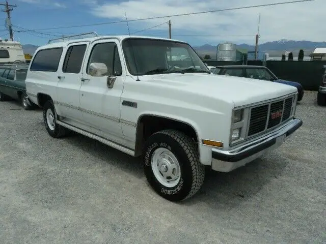 1988 gmc suburban 4x4 all original california truck rust free all options nice !