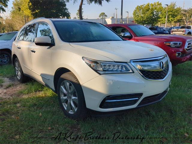 2016 acura mdx advance entertainment packages
