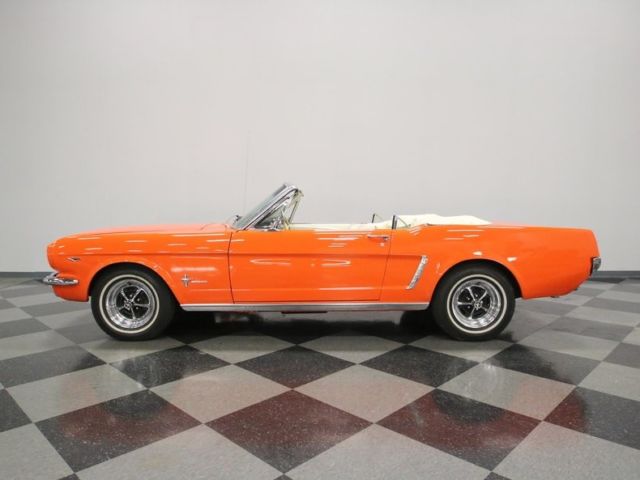 1965 ford mustang 94314 miles poppy red convertible 351 windsor v8 3 speed auto