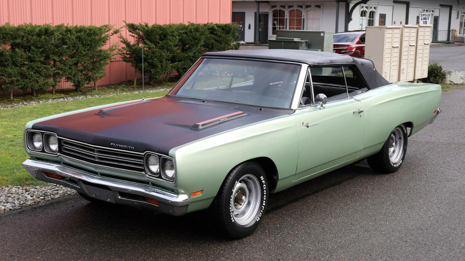 1969 plymouth road runner convertible 1 of 1880 40567 miles