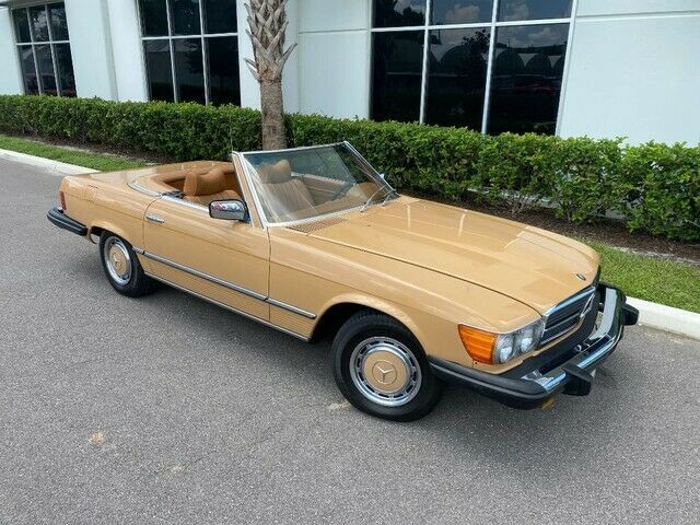 1977 mercedes-benz 450sl! low miles! rare color combo!