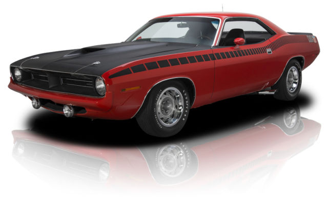 rotisserie restored aar 'cuda 340 six pack v8 4 speed rallye dash power brakes