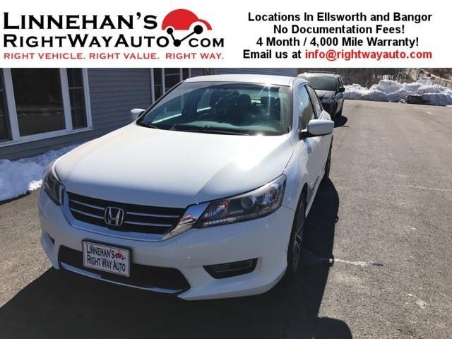 2013 honda accord sport sport 4dr sedan cvt for sale in bangor, maine