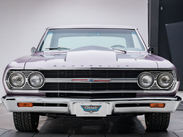 1965 chevrolet malibu 350 v8 4 speed automatic hardtop evening orchid