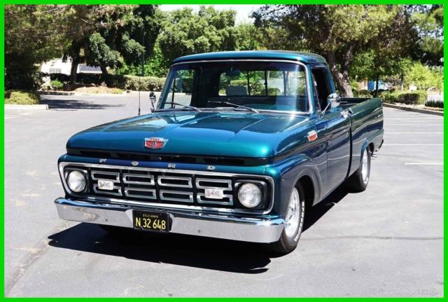restomod 1963 ford pickup truck 302ho/aod fuel injection 9" ps pdb tilt 64 65