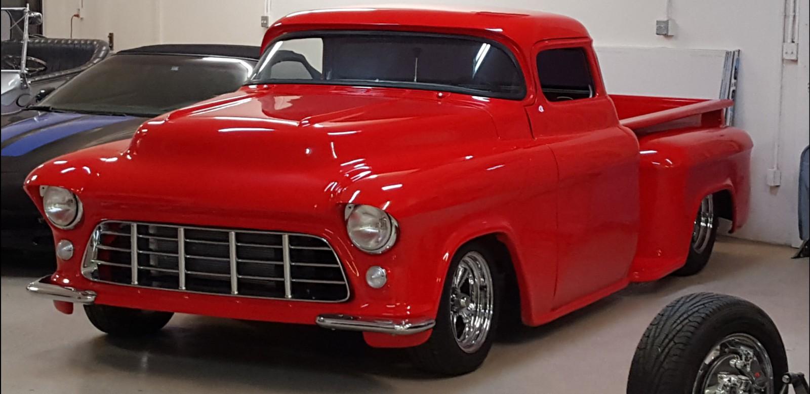 1956 chevrolet pickup big block lowered