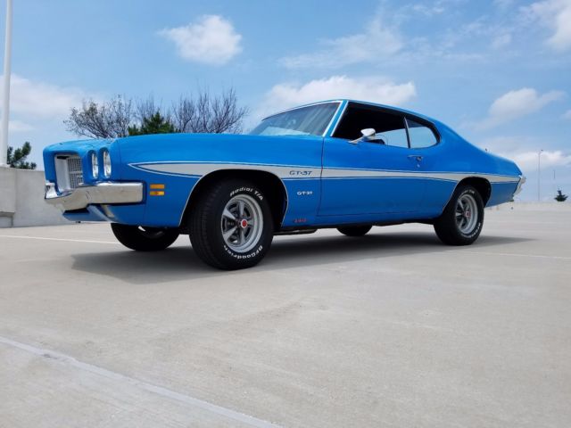 1971 pontiac t37 t-37 frame off restored, gt37 trim, like gto