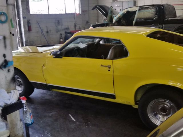 genuine "shaker" car 1970 mach 1 fastback , california sport roof 1969 project