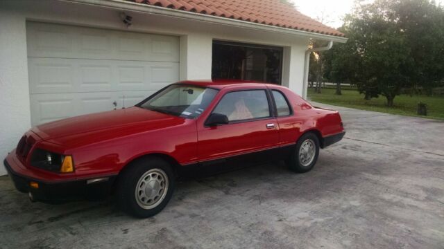 1985 thunderbird, turbo coupe, original owner, automatic air, garaged, nice!