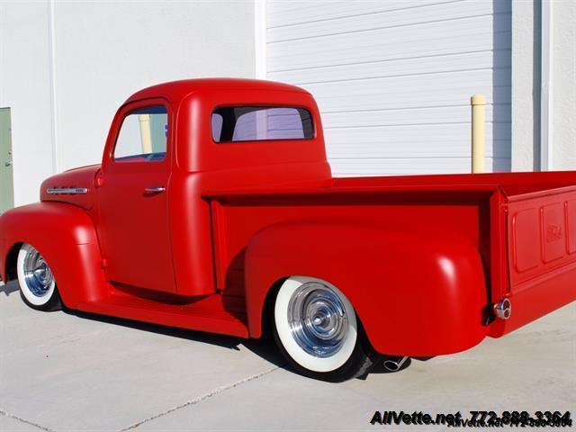 1951 ford f1 red/red sbc v8 auto 700r4 a/c ps pdb chevy ford 1948 1949 1950 1952