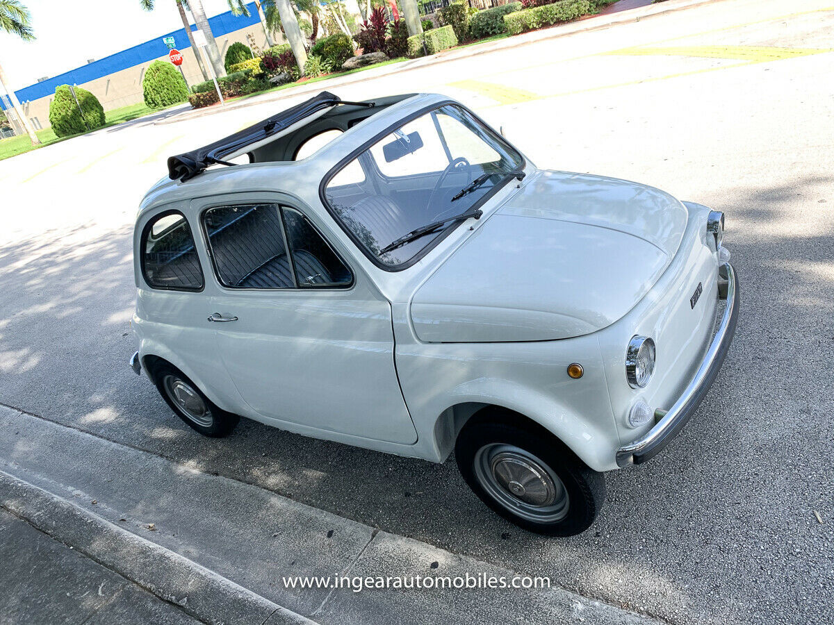 1971 fiat 500 ragtop micro car similar to 600 abarth alfa romeo