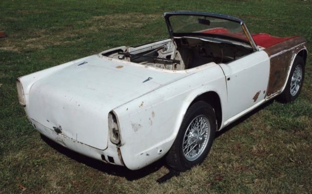 1963 triumph tr4 - the perfect winter project - no reserve