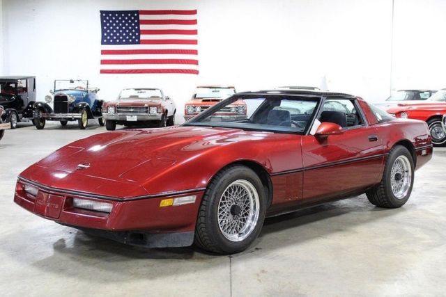 1986 chevrolet corvette 79117 miles red coupe 350ci v8 4 speed manual