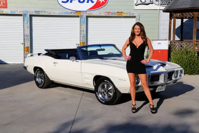 1969 pontiac firebird trans am cameo ivory 400 v8 4 speed manual