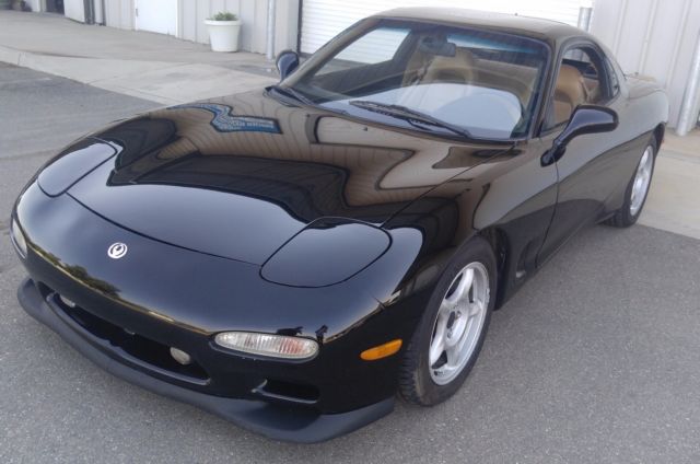 1993 mazda rx7 touring sunroof 100% stock auto a/c leather no reserve!!! norcal