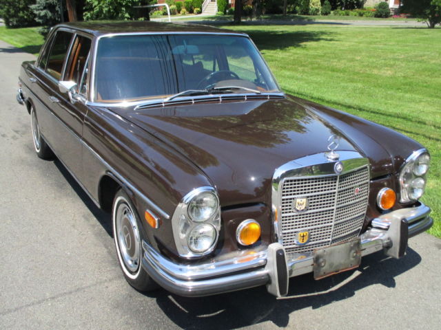 1972 mercedes benz 280 sel 4.5 v8 sedan 58k original miles sunroof garaged clean