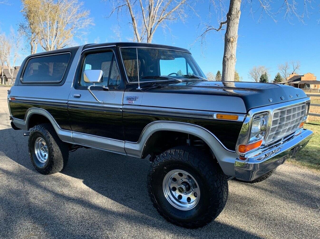 1978 ford bronco xlt ranger 4x4 automatic restored