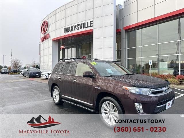 2013 toyota highlander hybrid limited