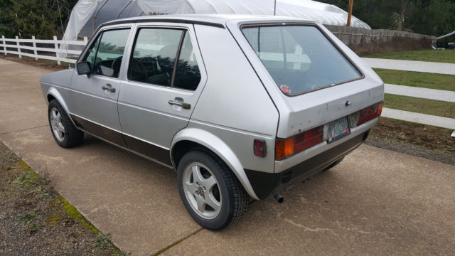 1981 volkswagen rabbit rebuilt diesel motor 4-speed 50 mpg