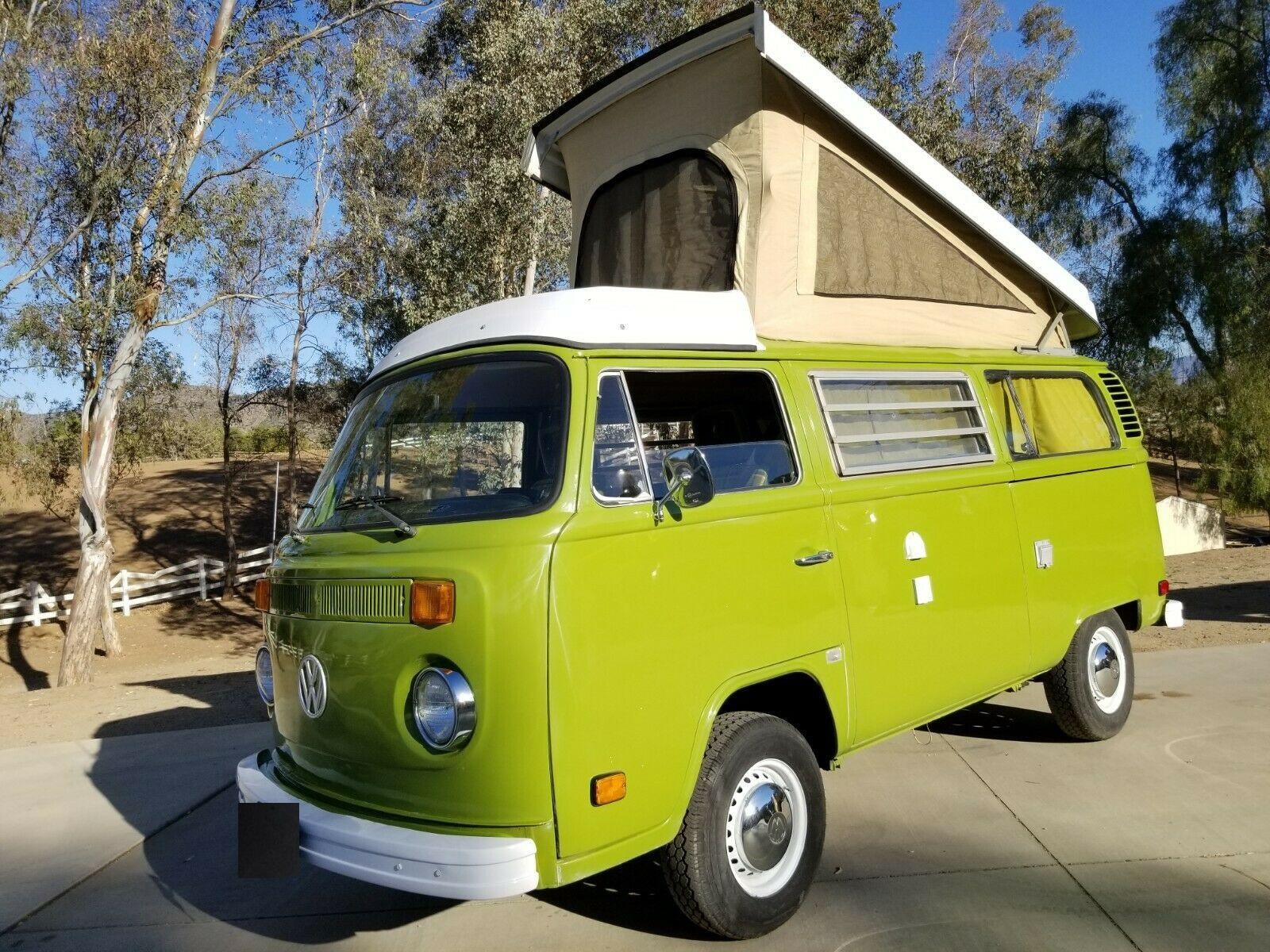 1979 volkswagen camper helsinki green perfect straight body nice underbody