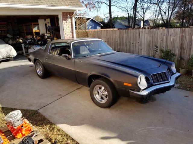1977 camaro type lt black on black