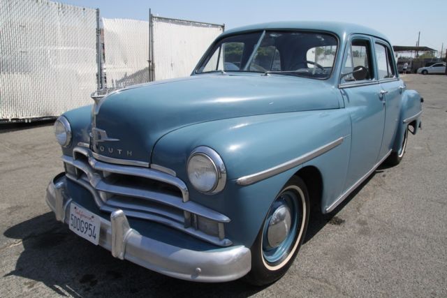 1950 plymouth de luxe sedan survivor manual 6 cylinder no reserve