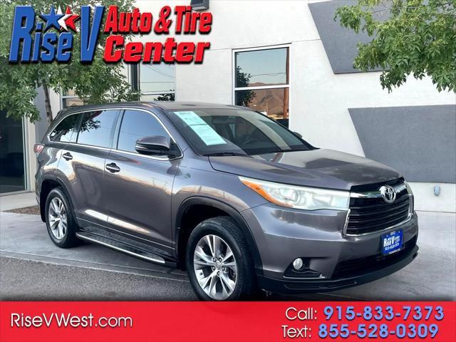 2015 toyota highlander le plus