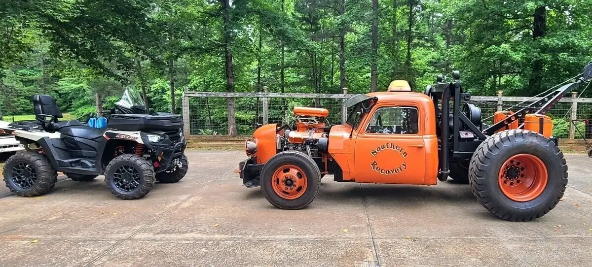 1948 chevrolet pickup orange