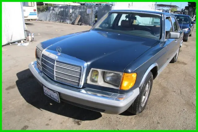 1985 mercedes-benz 380se v8 3.8l automatic no reserve