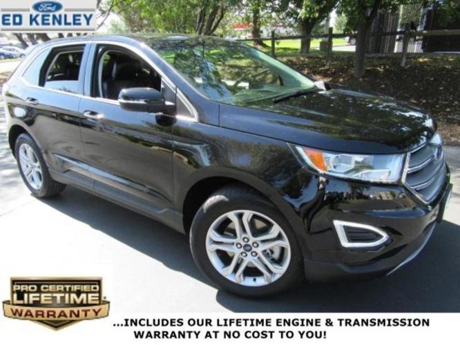 2018 ford edge titanium awd titanium 4dr crossover for sale in layton, utah