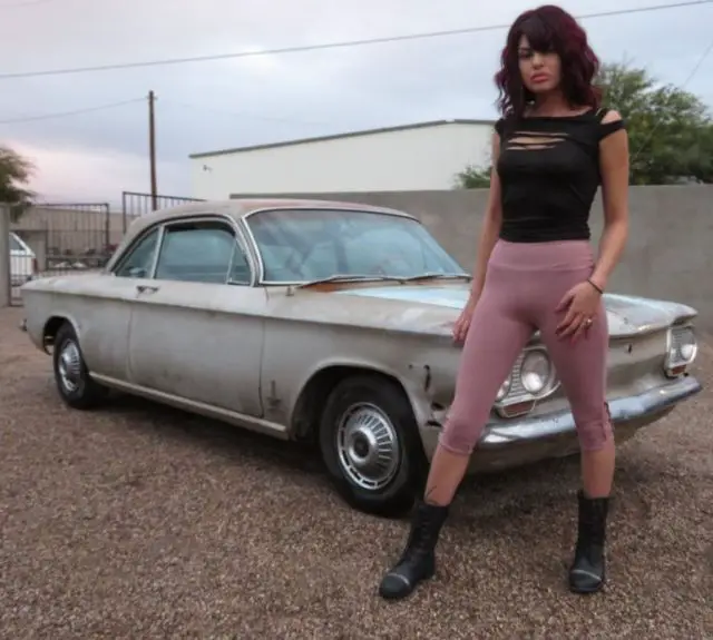 1962 chevy corvair monza spyder factory turbo 4 spd az car no rot barn find rare