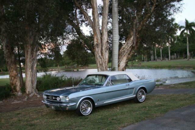 1965 ford mustang convertible gt package 289 auto 4 barrell p-top ps