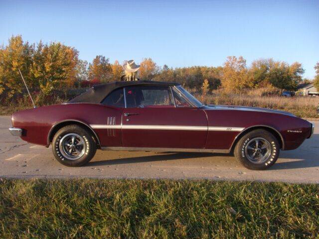 1967 pontiac firebird convertible with a 4-speed