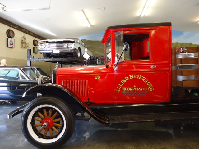 1928 chevrolet 1.5 ton stake bed genuine beer truck well preserved and restored