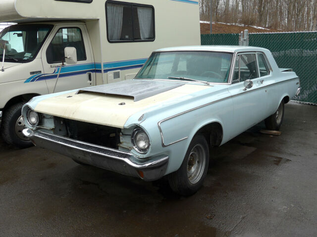 dodge 330 two door post / rust free roller + nos parts / mopar / max wedge 426