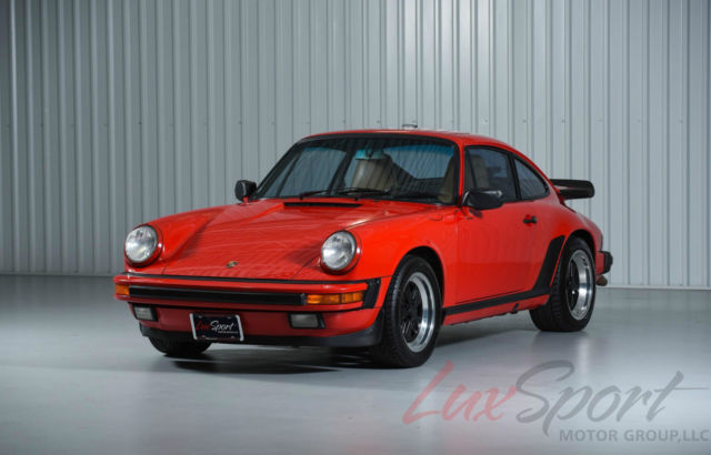 1987 porsche 911 3.2 carrera guards red/tan 5-speed g50 spoilers, 74k pristine!!