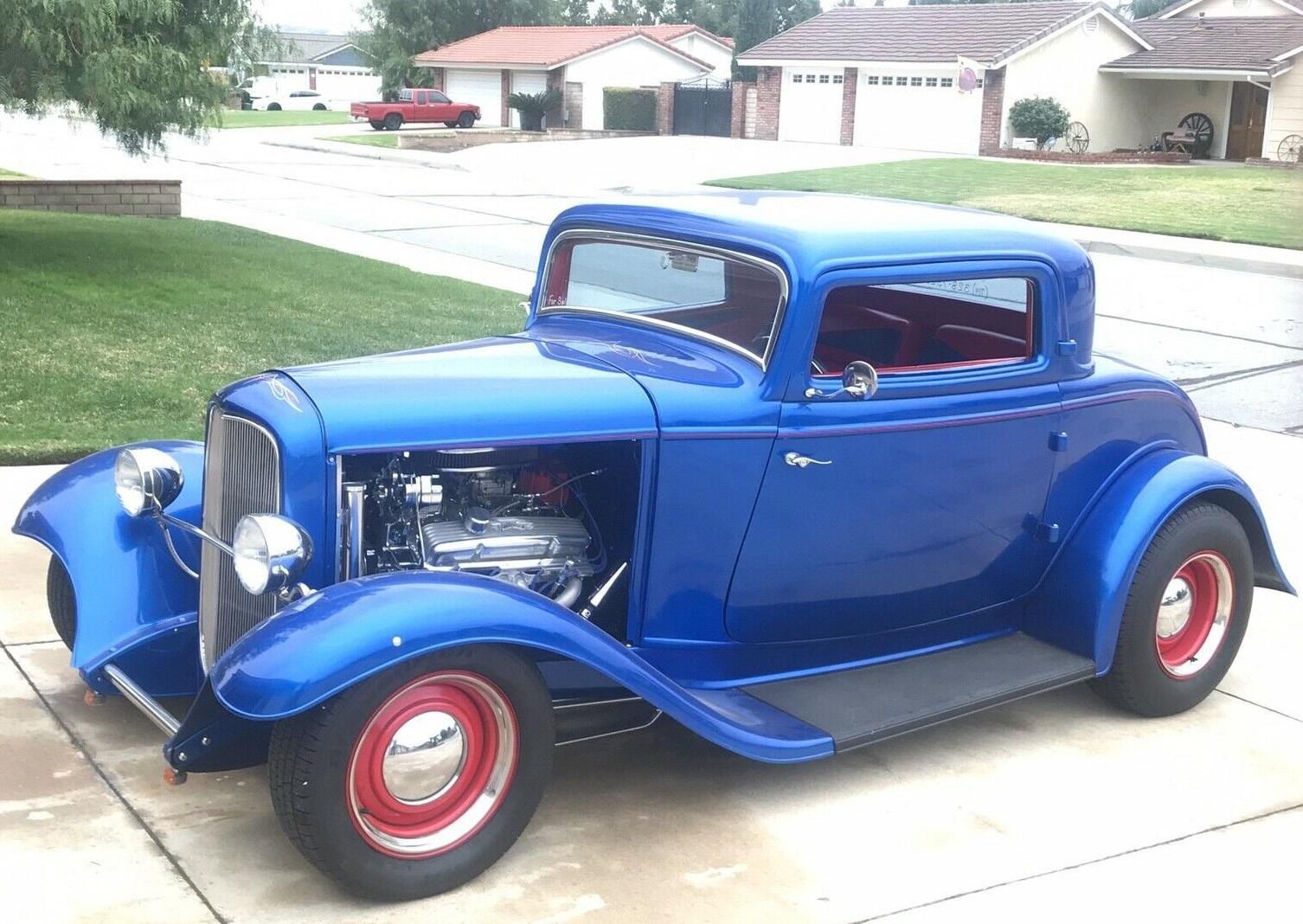 1932 ford coupe 350 chevy automatic trans