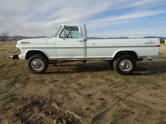 1971 ford f250 4x4 sport custom highboy dry western original survivor barn find