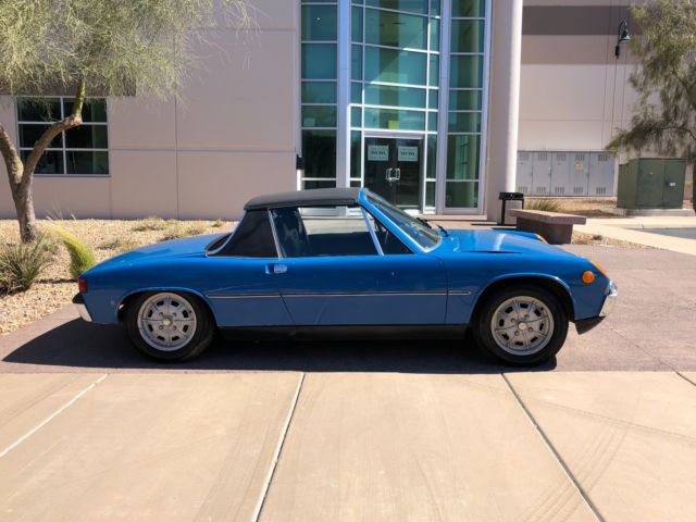 no reserve 1971 porsche 914 targa numbers matching runs and drves 1.7l no rust