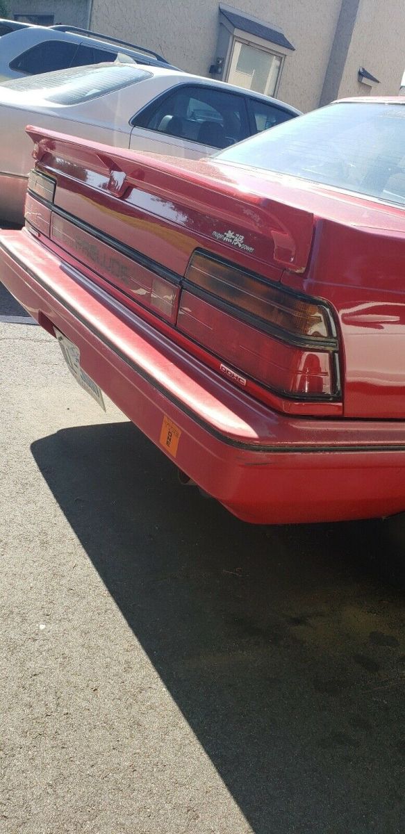 1985 honda prelude coupe red fwd manual 1800