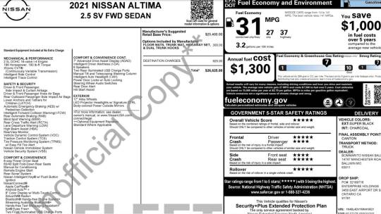 2021 Nissan Altima