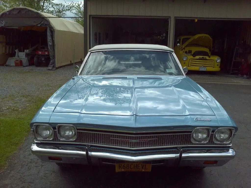1968 chevrolet chevelle 327 automatic rwd convertible 2nd aaca car show
