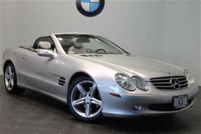 used 2004 mercedes-benz sl-class sl500 convertible, 114,855 miles in arlington, va