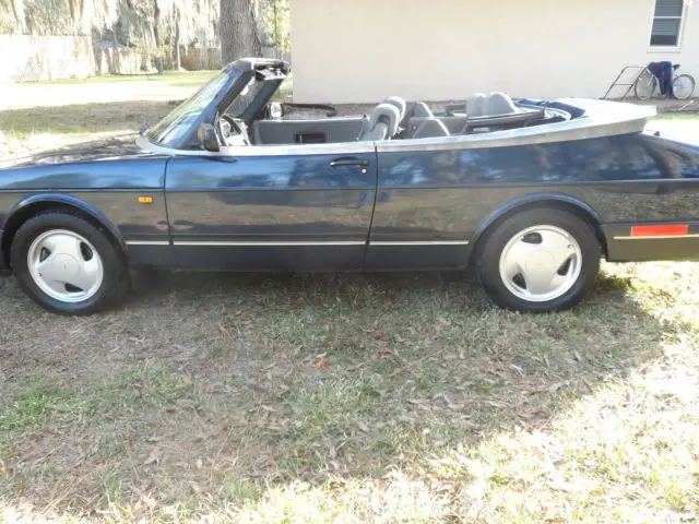 free shippg*1993 saab convertible no rust florida car.new turbo.auto.cold ac.70k