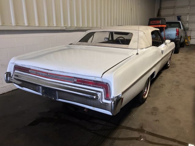 1968 pontiac bonneville convertible 63k miles, barn find