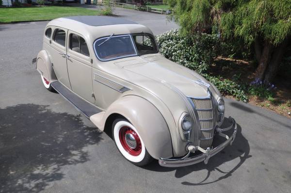 1935 chrysler airflow c-1 newly restored, working overdrive, well maintained