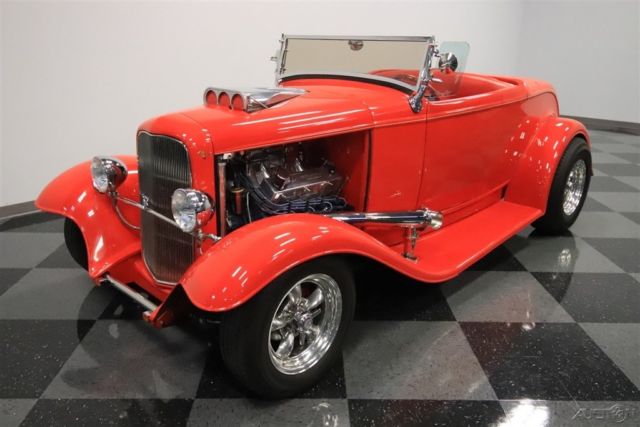 v8 custom classic vintage hot rod collector performance loper red upgraded big b