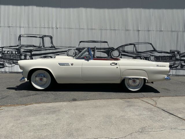 1955 ford thunderbird 7564 miles white convertible
