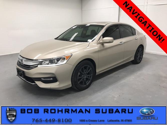 used 2016 honda accord ex-l sedan lafayette, in 47905 for sale in lafayette, indiana