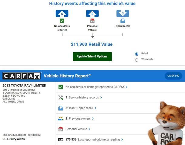2013 toyota rav4 limited